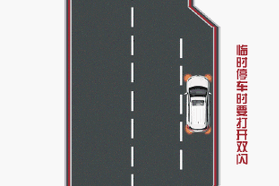 双闪不能乱开，否则要罚分！