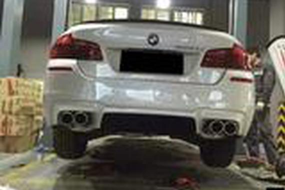 宝马520Li升级德国Repose尾段四出排气