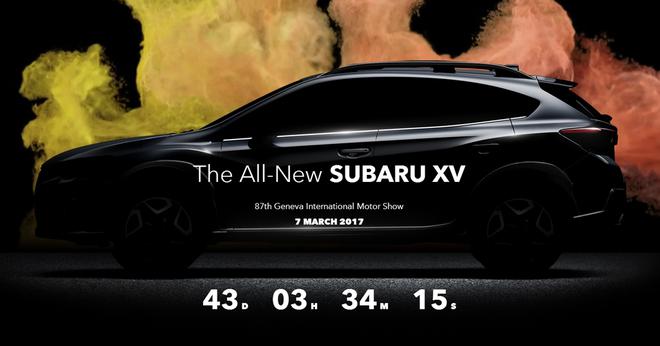 3月7日首发 新一代斯巴鲁XV预告图发布