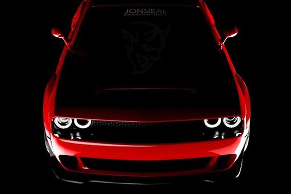 曝道奇挑战者SRT Demon效果图 或4月发布