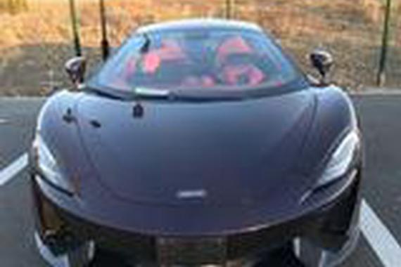 低头玩手机 225万迈凯轮撞电线杆