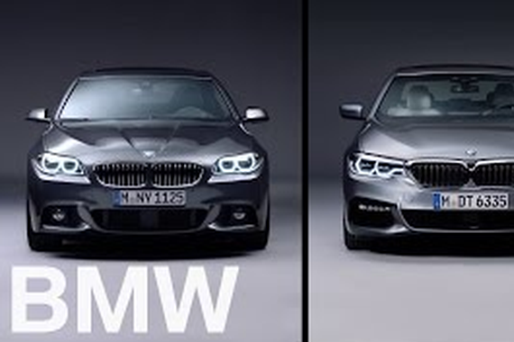 视频：新老两代BMW 5系外观内饰对比