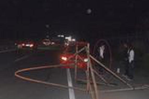 女司机半夜出行遇惊险事故，吓坏朋友