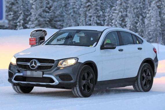 2019年推量产版 奔驰纯电动SUV测试谍照