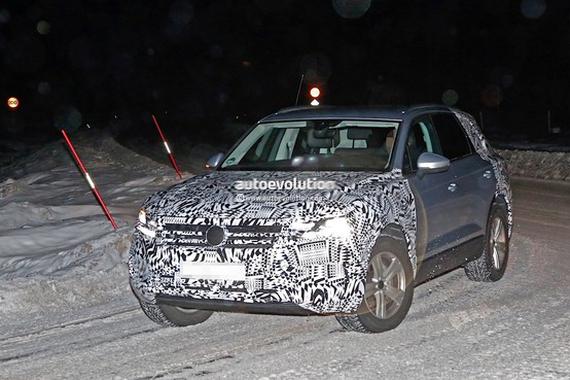 新款大众途锐谍照 法兰克福车展发布