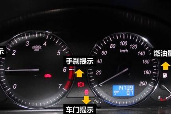 四种常见故障指示灯，一定要了解