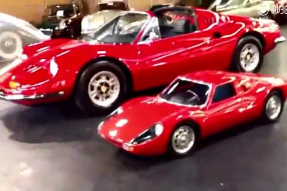 视频：爸爸开大保时捷 儿子开小保时捷