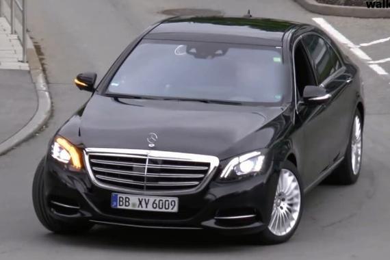 3月份首发 奔驰新款S级大灯细节曝光