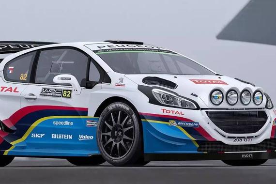 原来标致的2017 WRC赛车长这样！