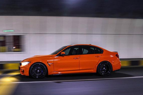 也许是全球首套HRE S207 上身，M3烈炎橙