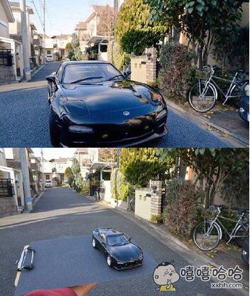 每日趣图|车模胸不够低摄影师就上手?