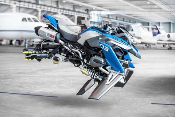 乐高飞行摩托模型后 宝马做了一台样车