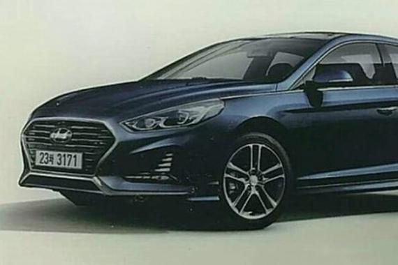 头/尾设计大变 现代新款索纳塔官图曝光