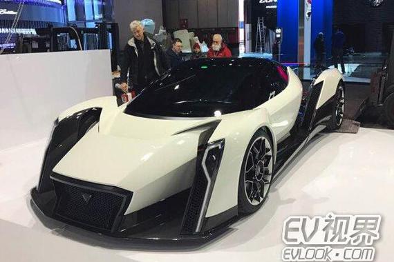 Vanda Electrics超级电动汽车亮相日内瓦展