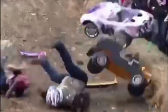 视频：最残酷的比赛！不翻车就是冠军