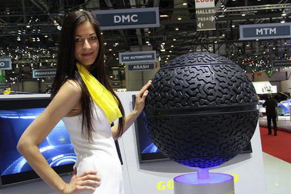 未来智能汽车的轮胎居然是个“球”