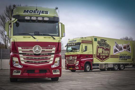 奔驰Actros卡车在欧洲这样用