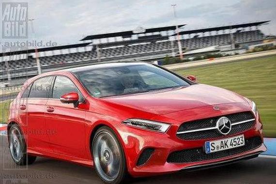 奔驰全新A级效果图曝光，或今年底正式推出