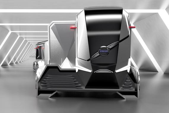 沃尔沃模块化自动驾驶卡车概念车