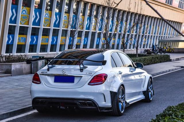 锋芒毕露 奔驰AMG C 63改装iMP宽体包围