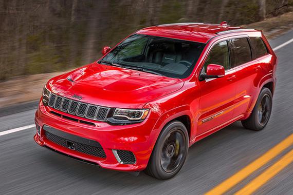 新款Jeep大切诺基Trackhawk 获707马力