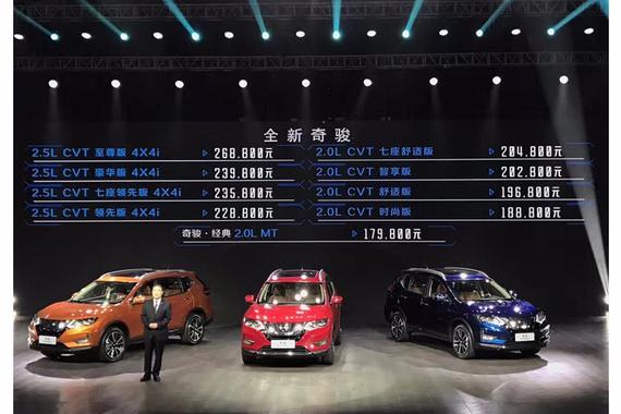 全新奇骏上市，7座车型成看点