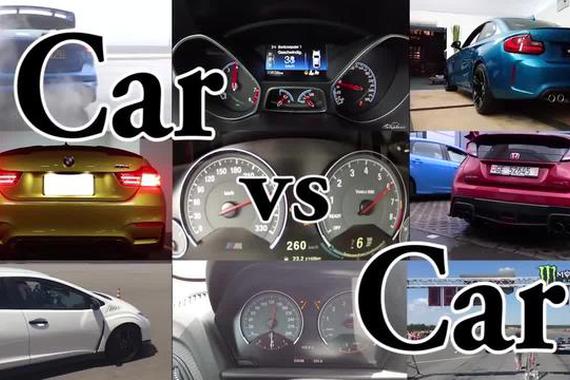 宝马M4 VS 奔驰C63S AMG