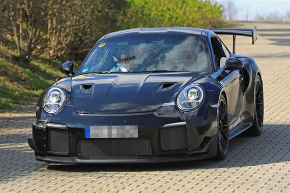 保时捷911 GT2 RS谍照 或达710马力！