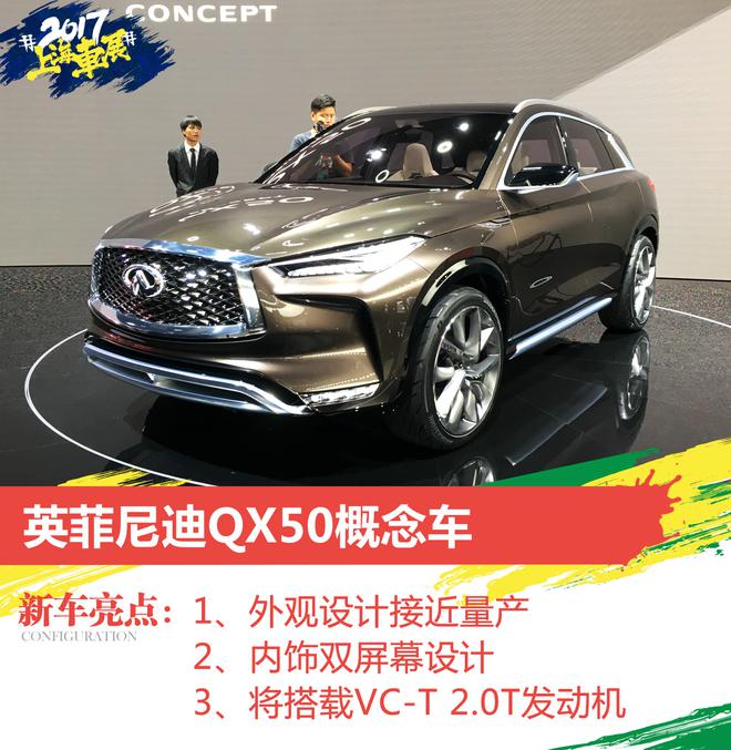 英菲尼迪QX50概念车正式亮相上海车展