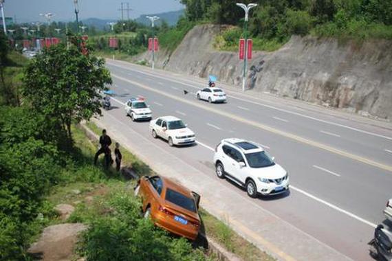 误把油门当刹车 开心出游成泡影