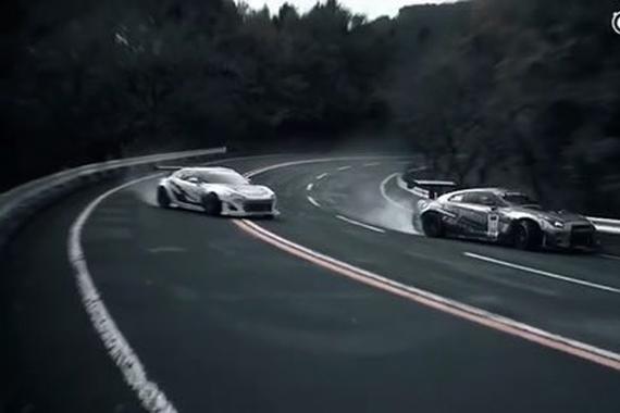 视频：战神GTR &丰田86激情漂移之战！