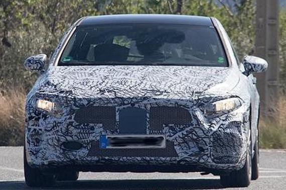 2019奔驰AMG A40谍照曝光，对标奥迪S3