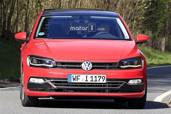 全新大众POLO低伪谍照曝光 或17年6月亮相