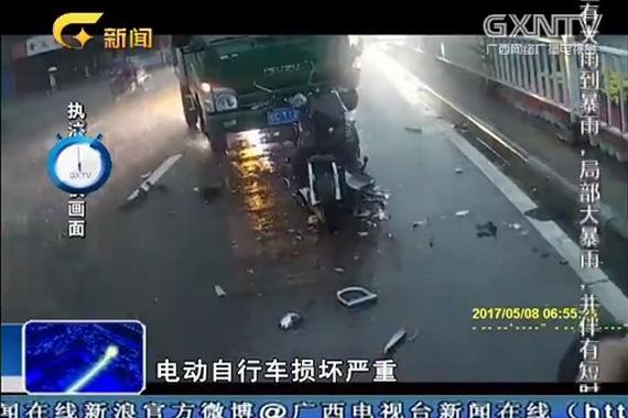别再逆行！电动车逆行400米被撞飞