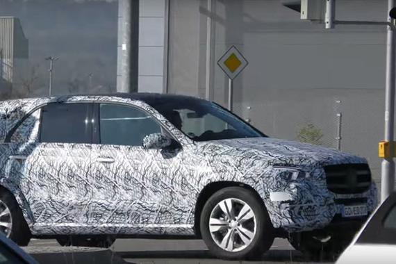 全新奔驰GLE谍照曝光 基于MHA平台打造