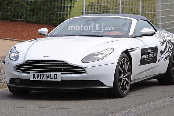 阿斯顿·马丁DB11敞篷版最新谍照曝光