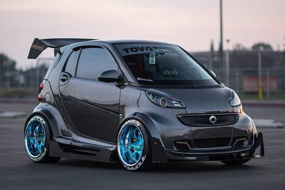 肌肉版武大郎？看经典小车SMART如何改装