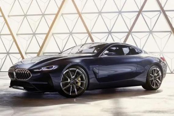 宝马8系概念车官图曝光，26日正式亮相