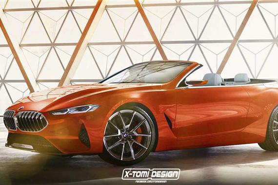 宝马8系敞篷版假想图曝光 将于2018年发布