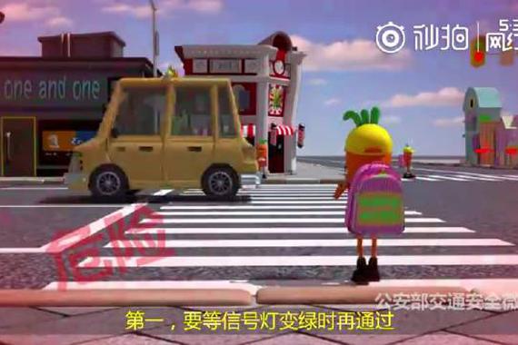视频：送给孩子的过马路注意事项