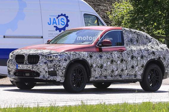 2018年亮相 全新宝马X4路试谍照曝光 