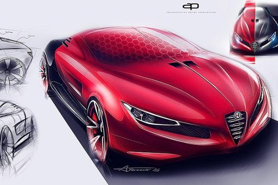 这辆阿尔法罗密欧C18看得我高潮不止