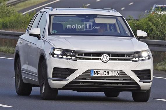 新途锐谍照再次曝光 法兰克福车展发布