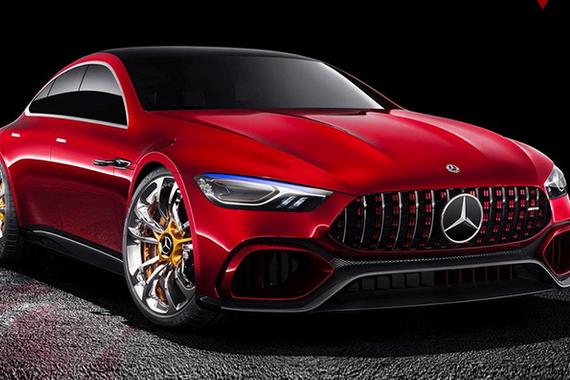 奔驰两概念车今日亮相 含AMG GT四门版