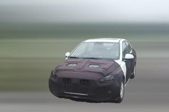 现代全新A0级轿车谍照 重庆车展亮相