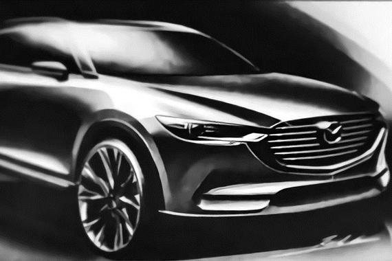 马自达CX-8设计草图曝光 7座SUV车型