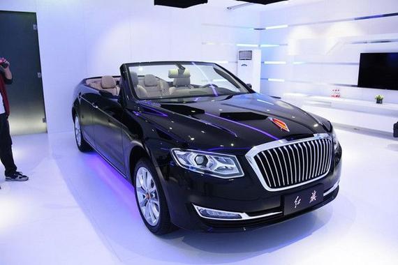 红旗这敞篷车比奔驰S级还唬人!