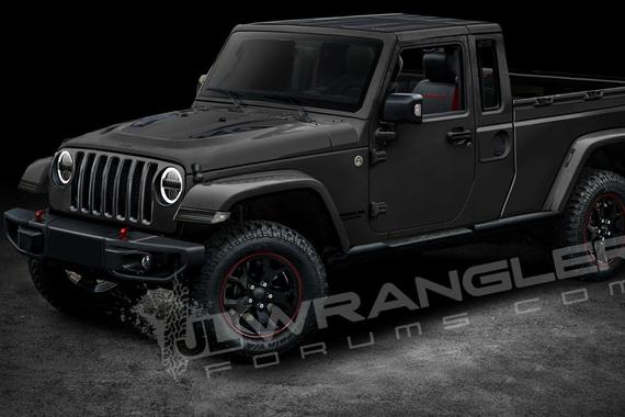 全新吉普皮卡渲染图曝光 该去寻找你的诗和远方了！