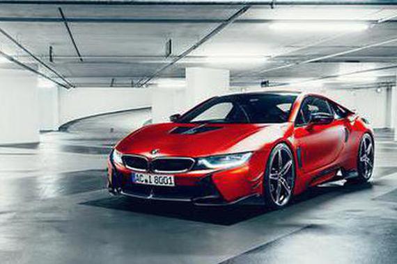 改装碳纤维气动配件 宝马i8化身红色地狱火