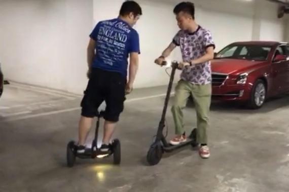 视频：滑板车PK智慧车 哪个更方便？
